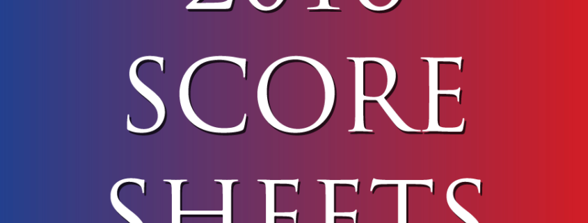 2016 Constitution State Dancesport Championships Score Sheets